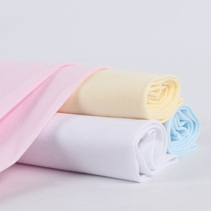 32S Cotton Single Jersey Fabric Knit Solid Dyed for Baby T-shirt