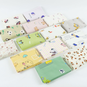 Soft Custom Pattern Cartoon Printed Kids 95% C 5% Sp Cotton Spandex Brushed Knit Fabric for Kid Clothes Bedding