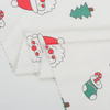 Factory Direct Sale 40S Printed Combed Brushed Interlock Fabric White Background for Baby Underwear And Sleeping Bag