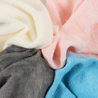 China Supplier Wholesale 100% Polyester Towel Towelling Fabric Patterned for Bath Towel