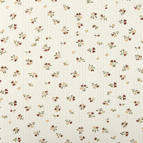 Printed Vertical Bar Rib Jacquard Fabric-Love Grass