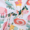 40S Printed Combed Interlock Fabric-Pink Elephant