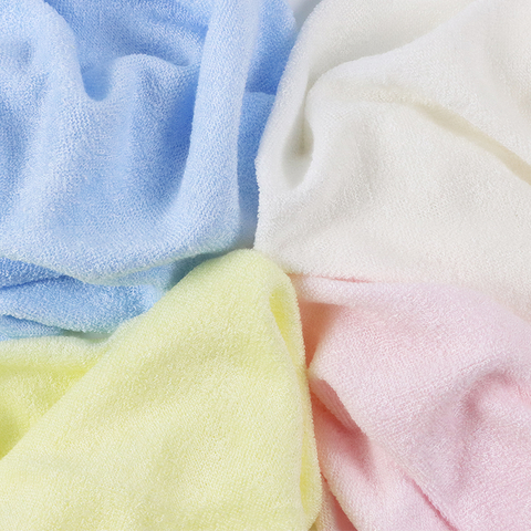 Colorful 80% Bamboo 20% Polyester Microfibre Bathroom Towel Fabric