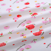 Printed single jersey fabric-Red cherries