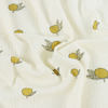 Soft 100%C Printed Vertical Bar Rib Jacquard Fabric Soft Cotton Fabric for Children Clothes