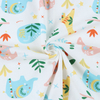 40S Printed Interlock Fabric-Colorful Animals