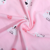 40S Stock Lot Single Jersey Fabric Printed 95 Bamboo 5 Spandex for Baby T-shirt Loungewear Women Sets