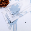 40S Printed Spandex Banmboo Single Jersey Fabric-Little Blue Rabbit