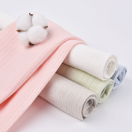 Both sides vertical bar Double jacquard Scubas fabric for baby sleepwear