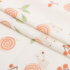 Printed Combed Brushed Cotton Interlock Fabric 100%C for Kid Clothes Bedding Baby Romper