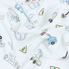 70%Bamboo30%C Printed Single Jersey Fabric-City Car