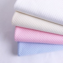 35% Modal 35% Cotton 30% Poly Custom Diamonds Sequence Fabric Jacquard Scuba Fabric for Blanket Baby Suit Bedding
