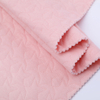 Custom Color Solid Double Side Cotton Intermediate Poly Jacquard Knitted Baby Hoodies Air Layer Scuba Fabric