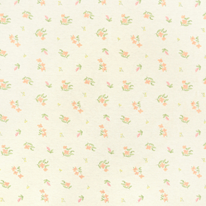 40S Printed combed brushed Interlock fabric-Pink florets