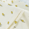 Soft 100%C Printed Vertical Bar Rib Jacquard Fabric Soft Cotton Fabric for Children Clothes