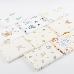 40s Custom Printed 70 Bamboo 30 Cotton Knit Interlock Fabric for Baby T Shirt Clothes