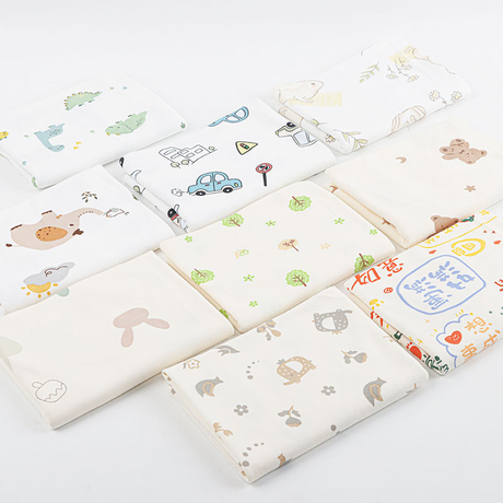 40s Custom Printed 70 Bamboo 30 Cotton Knit Interlock Fabric for Baby T Shirt Clothes
