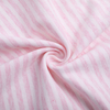 0.5cm stripe Yarn dyed 100% cotton interlock knit fabric for baby suit