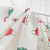 Factory Direct Sale 40S Printed Combed Brushed Interlock Fabric White Background for Baby Underwear And Sleeping Bag