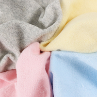 New Design Popular CVC 80 Cotton 20 Polyester French Terry Knitted Weft Towel Fabric Yard for Baby Pajamas