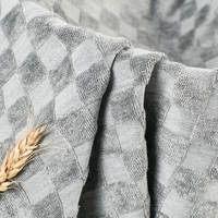 Direct Selling Jacquard Lattice Towel Fabric 80% Rayon 20%polyester for Pillowcase