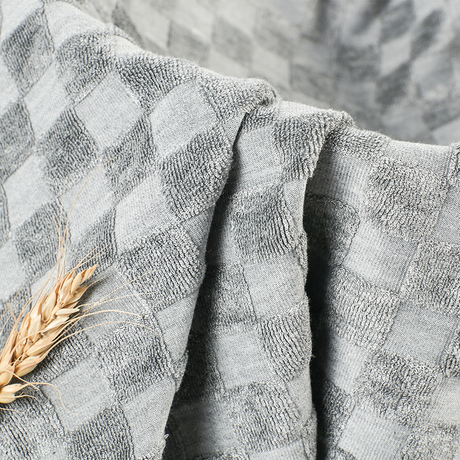 Direct Selling Jacquard Lattice Towel Fabric 80% Rayon 20%polyester for Pillowcase