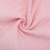 Custom Color Solid Double Side Cotton Intermediate Poly Jacquard Knitted Baby Hoodies Air Layer Scuba Fabric