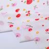 Printed single jersey fabric-Red cherries