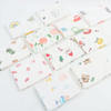 Factory Direct Sale 40S Printed Combed Brushed Interlock Fabric White Background for Baby Underwear And Sleeping Bag
