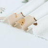 Printed Dot Jacquard Bamboo Single Jersey Fabric-Elephant and bird
