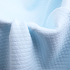 Solid Ayed Cotton Custom Diamond Grid Lattice Scuba Jacquard Knitting Fabric for Baby Winter Thermal Underwear