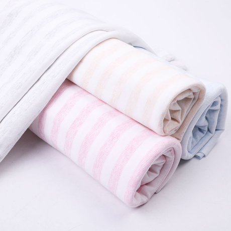 Shu Velveteen Textile Material Stripe Design Yarn Dyed Knitted 100 Cotton Fabrics for T Shirt Sale