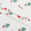 Factory Direct Sale 40S Printed Combed Brushed Interlock Fabric White Background for Baby Underwear And Sleeping Bag