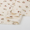 Printed Vertical Bar Rib Jacquard Fabric-Love Grass