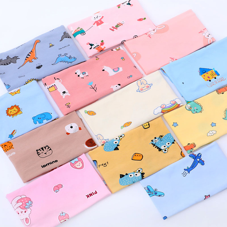 95%C 5%SP Cotton Spandex Single Jersey Fabric for Kids T-shirt Jumpsuit