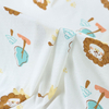 Printed dot jacquard Bamboo single jersey fabric-Happy Lion