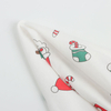 Factory Direct Sale 40S Printed Combed Brushed Interlock Fabric White Background for Baby Underwear And Sleeping Bag