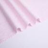 Plain Cloth Materials Soft Stock Yarn Dyed 100% Cotton Interlock Knit Fabric for Baby Suit