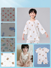 Printed Dot Jacquard Bamboo Single Jersey Fabric 70%Bamboo30%C for New Born Baby Clothes