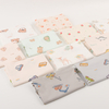 40S 95%cotton 5%spandex Single Jersey Fabric Cool Feeling Baby Fabric Knitted for Baby Summer Pajamas