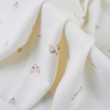 240g Brushed Cartoon Printed Waffle Fabric Stretch Knitted Fabric Spring And Autumn Baby Pajamas Loungewear Fabrics
