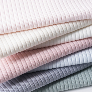 95% Cotton 5% Spandex Stretch Rib Knit - Baby Loungewear Fabric