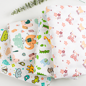 In Stock Cartoon Printed Woven Flannel Fabric Plain Style Home Textile for Boys for Masks And Children's Wear