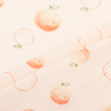 50s Lyocell Printed Jersey Fabric-Ink orange
