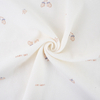 240g Brushed Cartoon Printed Waffle Fabric Stretch Knitted Fabric Spring And Autumn Baby Pajamas Loungewear Fabrics