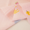 Square Checkered 100cotton Gauze Fabric Cartoon Print Double Yarn Cotton Baby Pajamas Baby Bath Towel Blanket Fabric