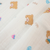 New Product 100%cotton Gauze Woven Baby Fabric Baby Bath Towel Crepe Kids Blanket Baby Nap Swaddle Cloth Fabric Muslin Fabric