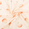50s Lyocell Printed Jersey Fabric-Ink orange