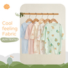 40S 95%cotton 5%spandex Single Jersey Fabric Cool Feeling Baby Fabric Knitted for Baby Summer Pajamas