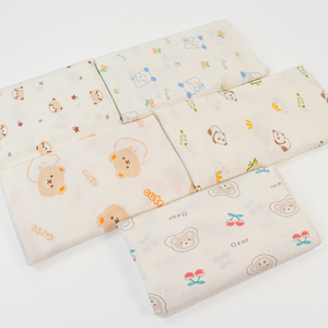 New Product Rayon Spandex Printed Jersey Fabric 95% Rayon 5% Spandex for Baby T-shirt And Sleepwear